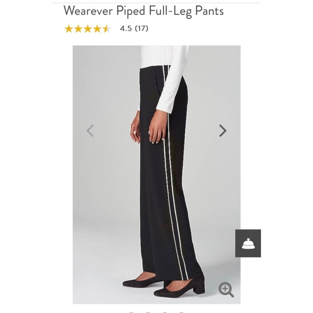 J Jill athlesure pants with white stripe